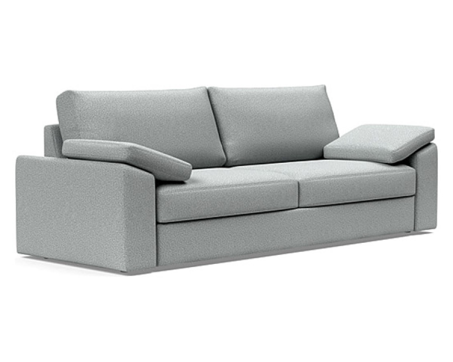 Innovation Living Vilander Sofa Bed With Cushion Arms - 538 Melange Light Grey