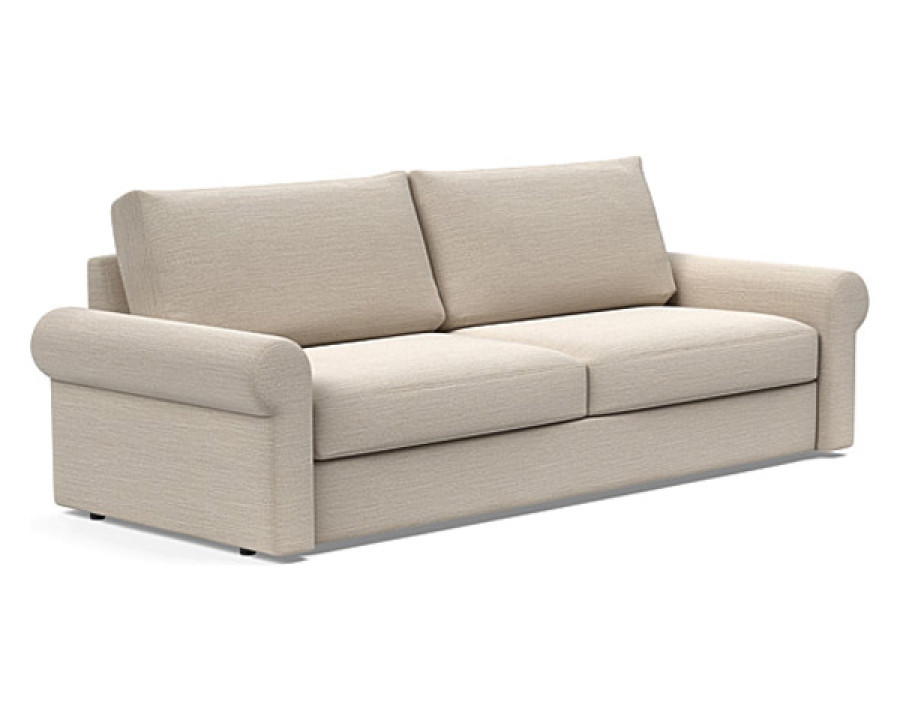 Innovation Living Vilander Sofa Bed With Roll Arms - 612 Blida Sand Grey