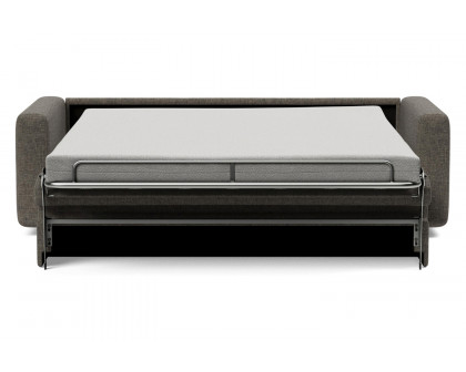 Innovation Living Killian Queen Size Sofa Bed Dual Mattress - 216 Flashtex Dark Gray