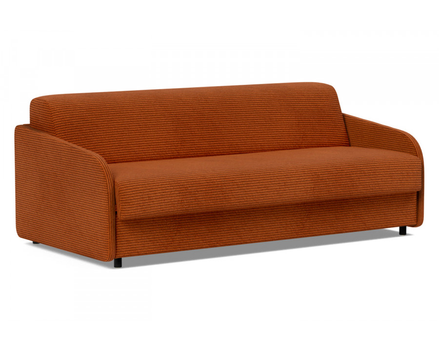 Innovation Living Eivor Queen Size Sofa Bed Dual Mattress - 595 Corduroy Burnt Orange