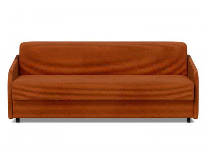 Innovation Living Eivor Queen Size Sofa Bed Dual Mattress - 595 Corduroy Burnt Orange