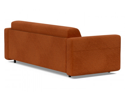 Innovation Living Killian Queen Size Sofa Bed Dual Mattress - 595 Corduroy Burnt Orange