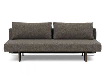 Innovation Living Conlix Sofa Bed Smoked Oak - 216 Flashtex Dark Gray