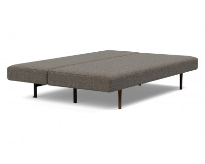 Innovation Living Conlix Sofa Bed Smoked Oak - 216 Flashtex Dark Gray