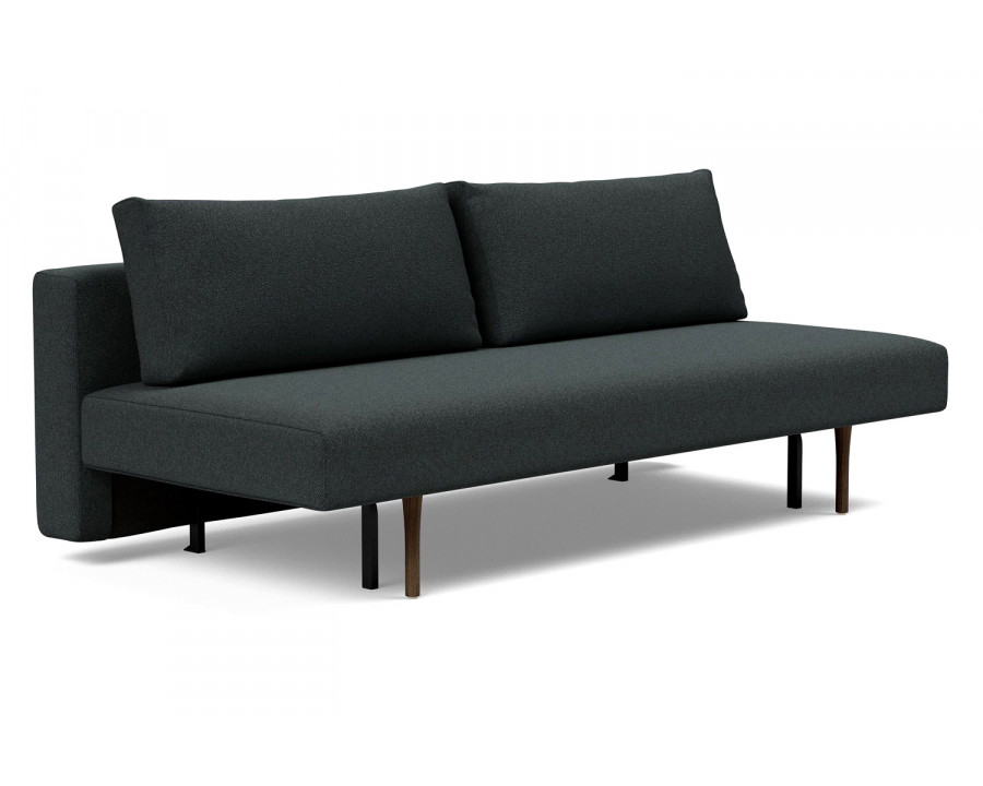 Innovation Living Conlix Sofa Bed Smoked Oak - 534 Bouclé Black Raven