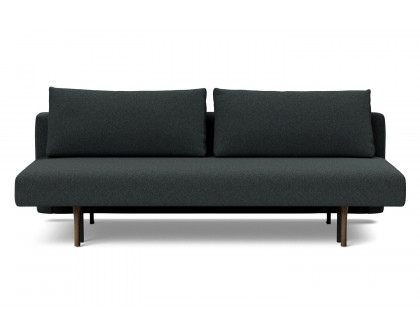 Innovation Living Conlix Sofa Bed Smoked Oak - 534 Bouclé Black Raven