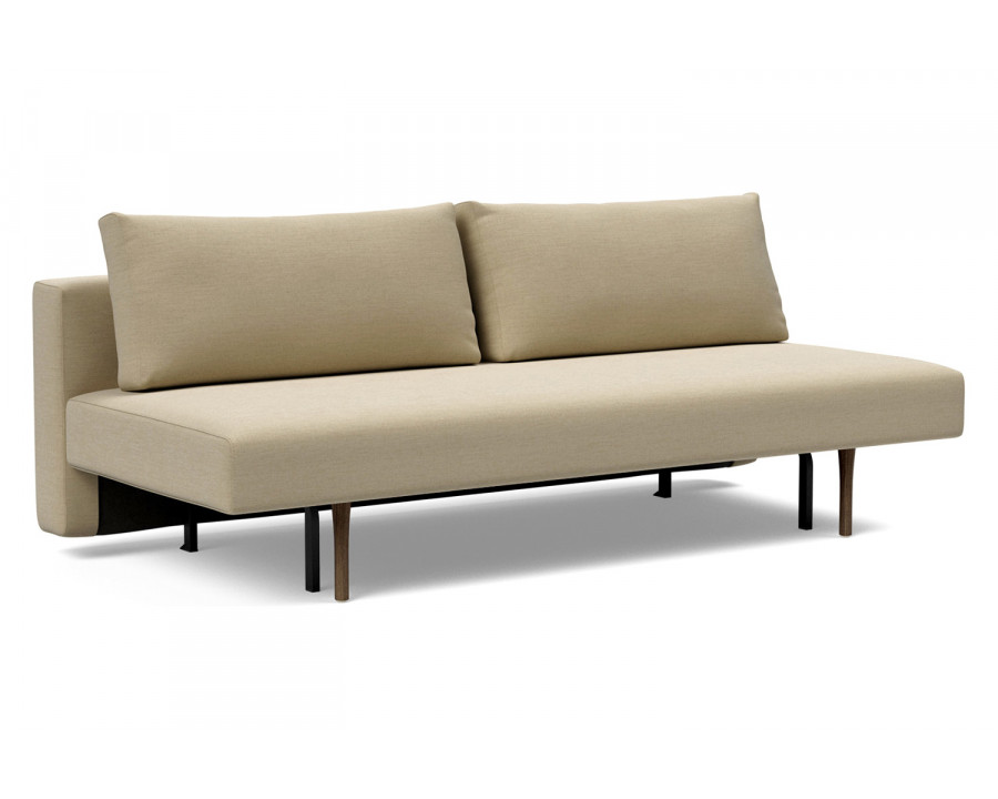 Innovation Living Conlix Sofa Bed Smoked Oak - 571 Vivus Dusty Sand