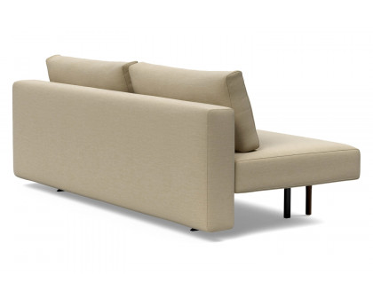 Innovation Living Conlix Sofa Bed Smoked Oak - 571 Vivus Dusty Sand