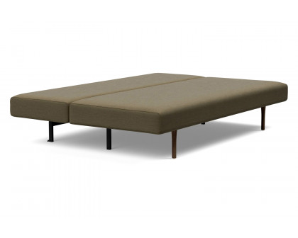 Innovation Living Conlix Sofa Bed Smoked Oak - 575 Vivus Dusty Olive