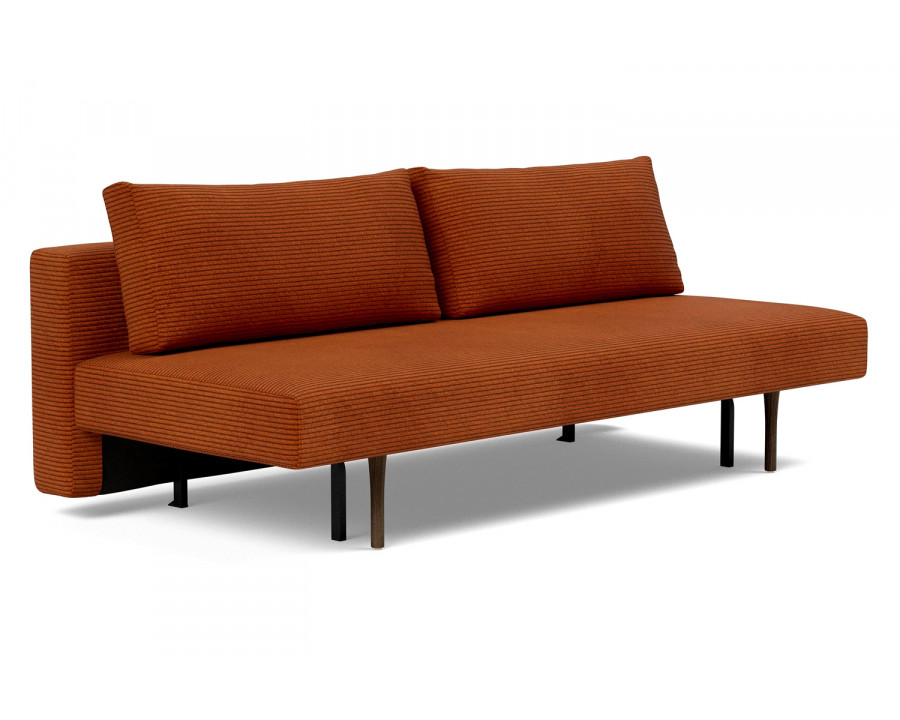 Innovation Living Conlix Sofa Bed Smoked Oak - 595 Corduroy Burnt Orange