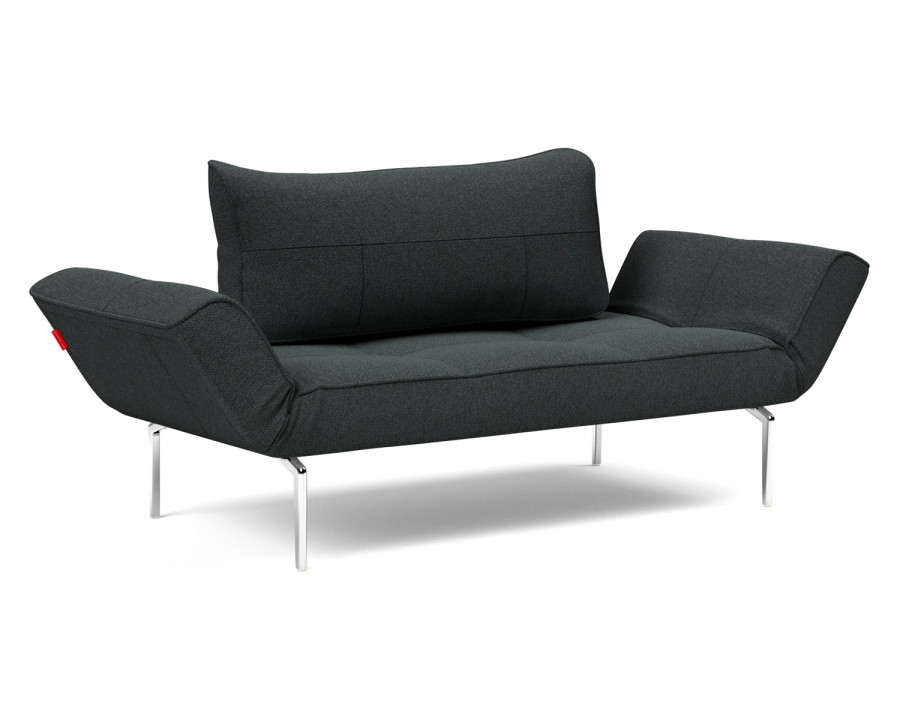 Innovation Living Zeal Straw Daybed - 534 Bouclé Black Raven