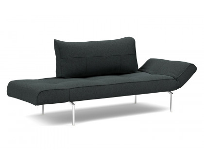 Innovation Living Zeal Straw Daybed - 534 Bouclé Black Raven