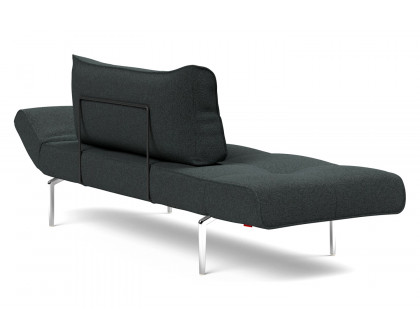 Innovation Living Zeal Straw Daybed - 534 Bouclé Black Raven