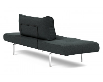 Innovation Living Zeal Straw Daybed - 534 Bouclé Black Raven