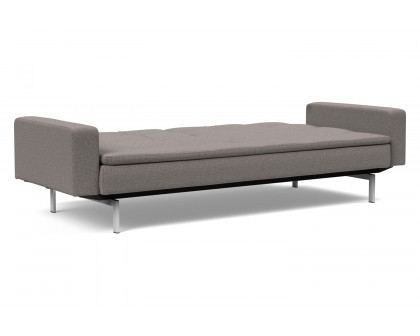 Innovation Living Dublexo Stainless Steel Sofa Bed with Arms - 521 Mixed Dance Gray