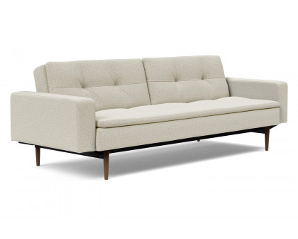 Innovation Living - Dublexo Styletto Sofa Bed Dark Wood with Arms