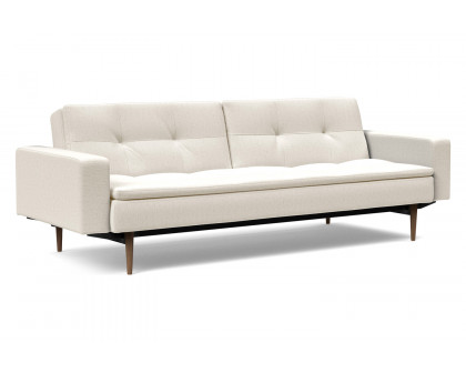 Innovation Living - Dublexo Styletto Sofa Bed Dark Wood with Arms