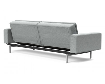 Innovation Living Dublexo Stainless Steel Sofa Bed with Arms - 538 Melange Light Gray