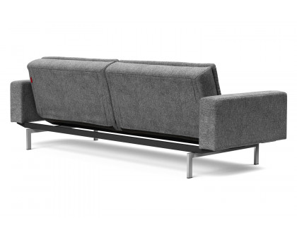 Innovation Living Dublexo Stainless Steel Sofa Bed with Arms - 563 Twist Charcoal