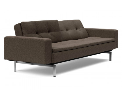 Innovation Living Dublexo Stainless Steel Sofa Bed with Arms - 578 Kenya Taupe