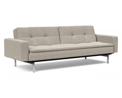 Innovation Living - Dublexo Stainless Steel Sofa Bed with Arms