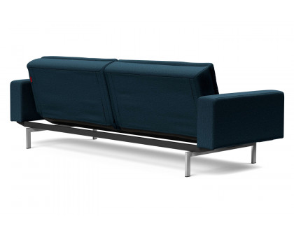 Innovation Living Dublexo Stainless Steel Sofa Bed with Arms - 580 Argus Navy Blue