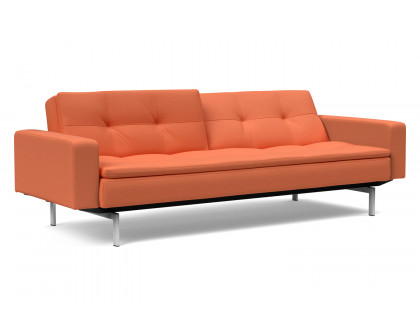 Innovation Living Dublexo Stainless Steel Sofa Bed with Arms - 581 Argus Rust