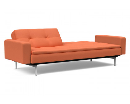 Innovation Living Dublexo Stainless Steel Sofa Bed with Arms - 581 Argus Rust