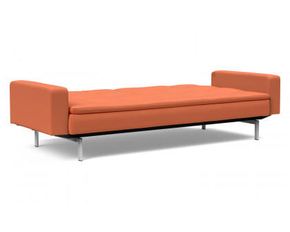 Innovation Living Dublexo Stainless Steel Sofa Bed with Arms - 581 Argus Rust