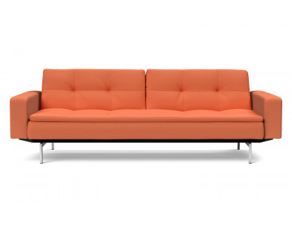 Innovation Living Dublexo Stainless Steel Sofa Bed with Arms - 581 Argus Rust