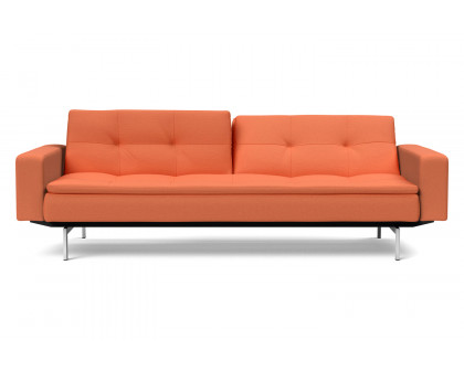 Innovation Living Dublexo Stainless Steel Sofa Bed with Arms - 581 Argus Rust