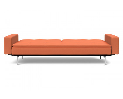 Innovation Living Dublexo Stainless Steel Sofa Bed with Arms - 581 Argus Rust