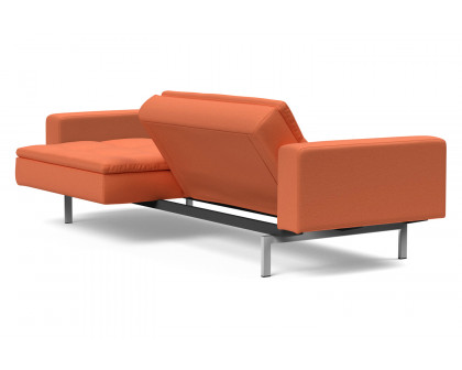 Innovation Living Dublexo Stainless Steel Sofa Bed with Arms - 581 Argus Rust