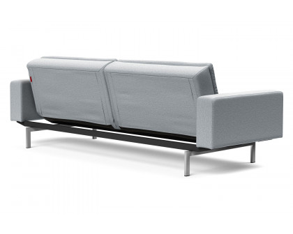 Innovation Living Dublexo Stainless Steel Sofa Bed with Arms - 583 Argus Gray