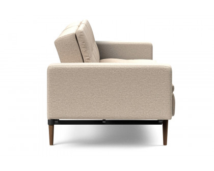 Innovation Living Dublexo Styletto Sofa Bed Dark Wood with Arms - 584 Argus Natural