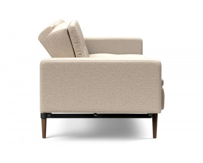 Innovation Living Dublexo Styletto Sofa Bed Dark Wood with Arms - 584 Argus Natural