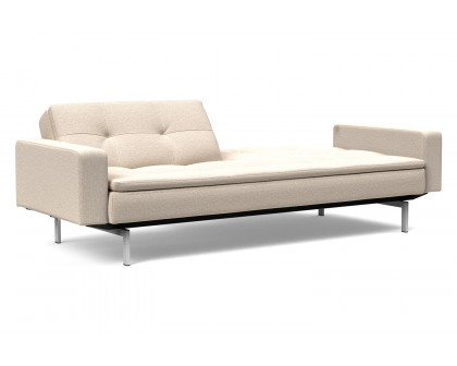 Innovation Living Dublexo Stainless Steel Sofa Bed with Arms - 584 Argus Natural