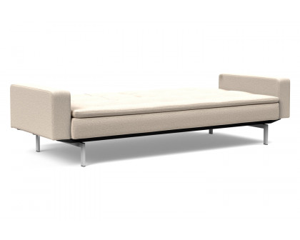 Innovation Living Dublexo Stainless Steel Sofa Bed with Arms - 584 Argus Natural