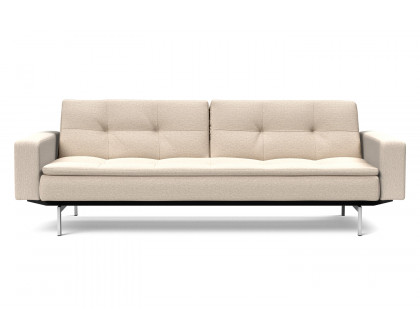 Innovation Living Dublexo Stainless Steel Sofa Bed with Arms - 584 Argus Natural