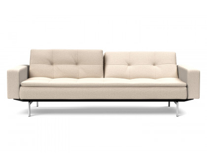 Innovation Living Dublexo Stainless Steel Sofa Bed with Arms - 584 Argus Natural