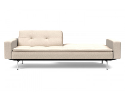 Innovation Living Dublexo Stainless Steel Sofa Bed with Arms - 584 Argus Natural