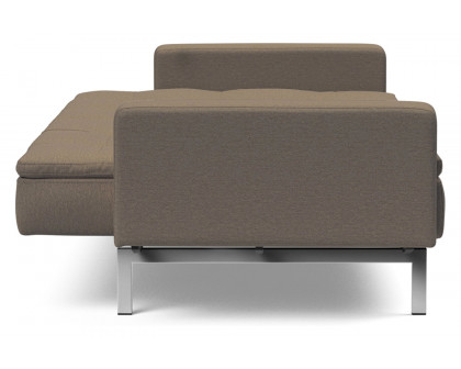 Innovation Living Dublexo Stainless Steel Sofa Bed with Arms - 585 Argus Brown