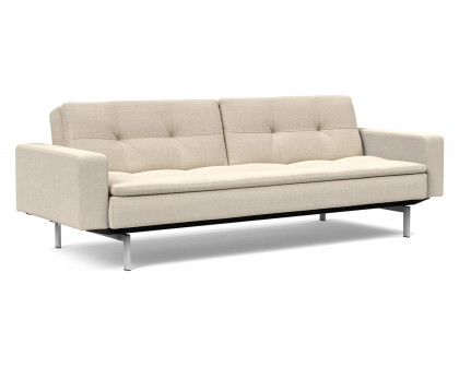 Innovation Living - Dublexo Stainless Steel Sofa Bed with Arms