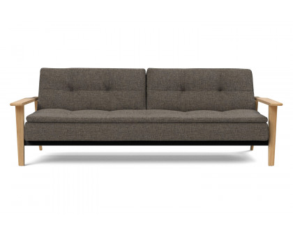 Innovation Living Dublexo Frej Sofa Bed Oak - 216 Flashtex Dark Gray