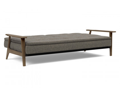 Innovation Living Dublexo Frej Sofa Bed Smoked Oak - 216 Flashtex Dark Gray