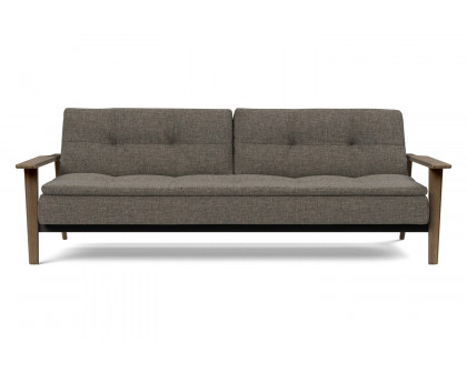 Innovation Living Dublexo Frej Sofa Bed Smoked Oak - 216 Flashtex Dark Gray