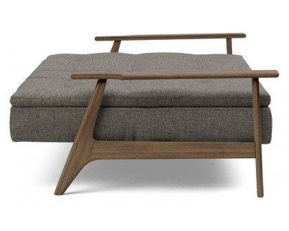 Innovation Living Dublexo Frej Sofa Bed Smoked Oak - 216 Flashtex Dark Gray