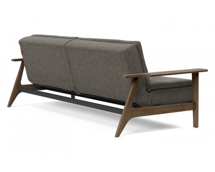 Innovation Living Dublexo Frej Sofa Bed Smoked Oak - 216 Flashtex Dark Gray