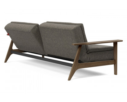 Innovation Living Dublexo Frej Sofa Bed Smoked Oak - 216 Flashtex Dark Gray