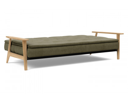 Innovation Living Dublexo Frej Sofa Bed Oak - 316 Cordufine Pine Green